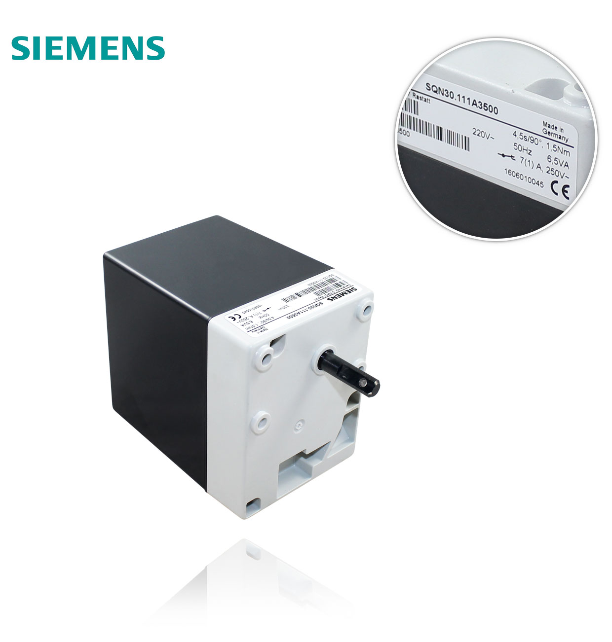 SQN 30.111A3500 (with hole in the shaft) SIEMENS SERVOMOTOR FOR LAMBORGHINI