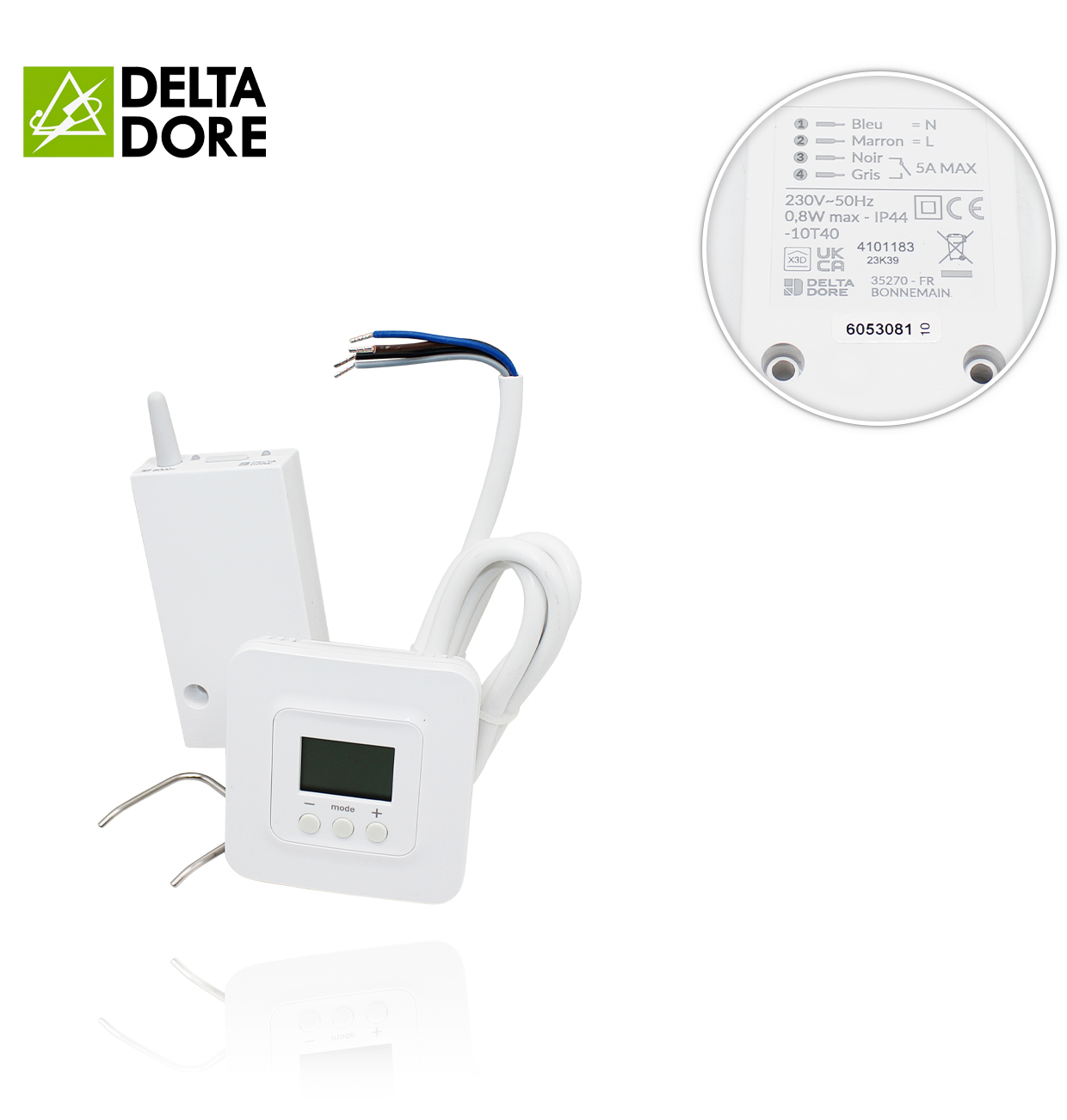 Programmable thermostat Tybox 117+ - Delta Dore